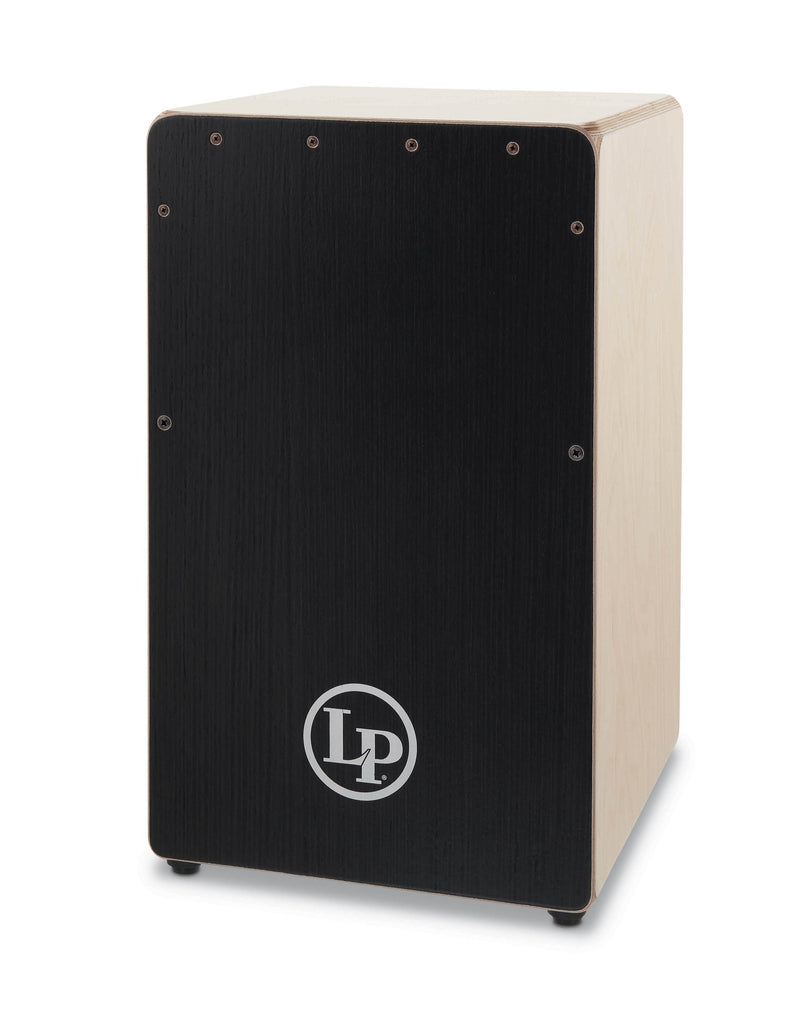 Latin Percussion LP1491BS Woodshop Cajon Birch w/ Black Stripe Artply Soundboard