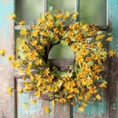 Melrose Yellow Daisy Floral Wreath 23"D