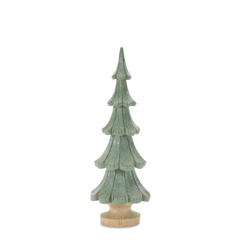 Melrose Glittered Pine Tree (Set of 3)