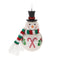 Melrose Frosted Glass Snowman Ornament (Set of 6)