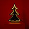 Melrose Pine Tree Outline Ekko Light Display (Set of 2)