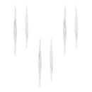 Melrose Clear Glass Icicle Drop Ornament (Set of 6)