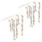 Melrose Snowy Hanging Pine Bell Branch (Set of 2)