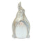 Melrose Modern Terra Cotta Gnome Figurine with Marble Finish (Set of 2)