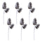 Melrose Flocked Snowy Pine Cone Spray (Set of 6)