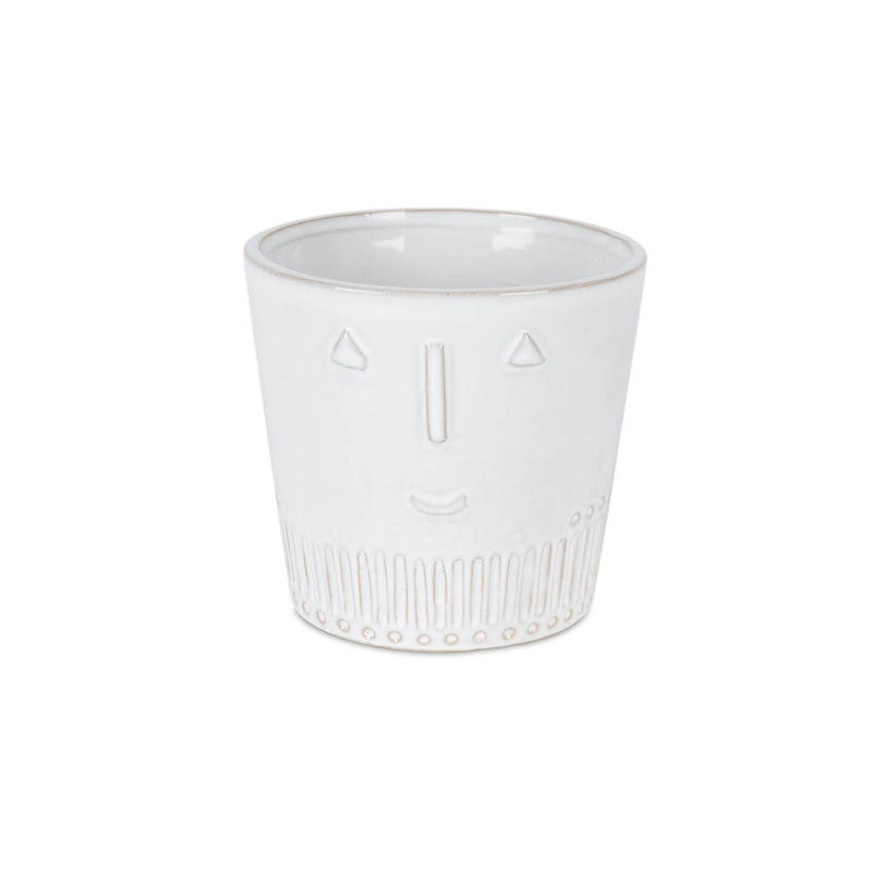 Melrose Porcelain Face Planter Set of 2 Planter, Face, Porcelain