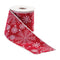 Melrose Festive Snowflake Ribbon 4" x 5 yds.