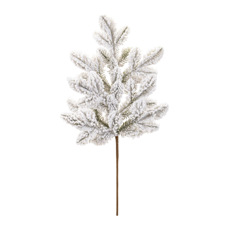 Melrose Flocked Pine Spray (Set of 6)