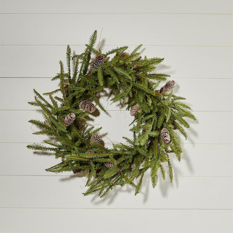 Melrose Pine and Pinecone Wreath 24"D