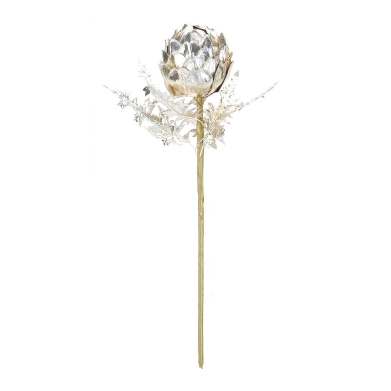 Melrose Metallic Artichoke Stem (Set of 2)