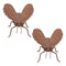 Melrose Iron Metal Bumble Bee Garden Accent (Set of 2)