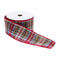 Melrose Plaid Holiday Ribbon (Set of 2)