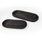 Melrose Wooden Dough Bowl Design Tray (Set of 2)