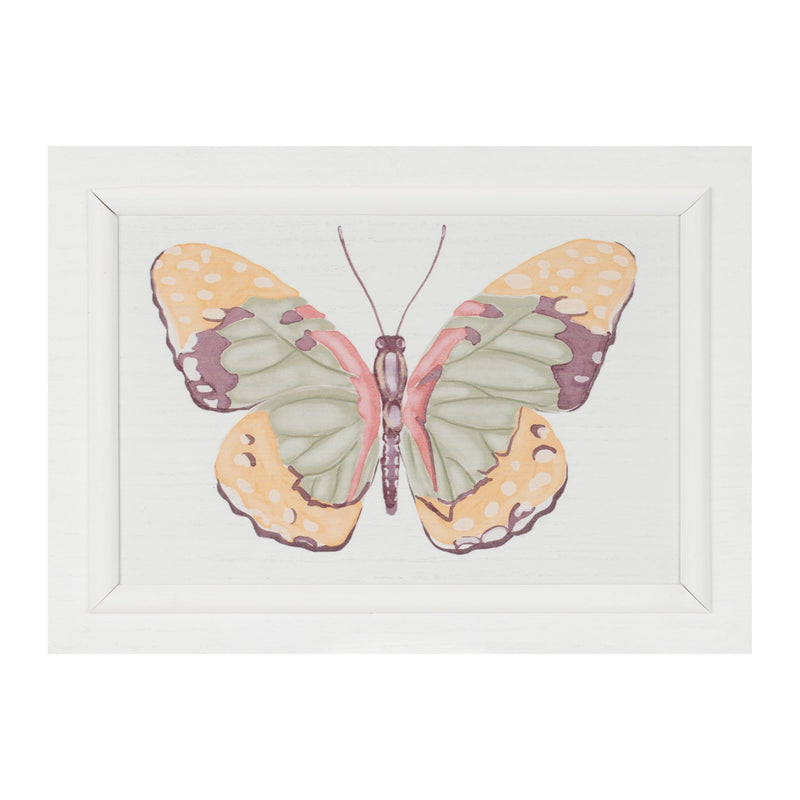 Melrose Framed Bird and Butterfly Wall Plaque, Wood