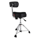 Gibraltar 9808HMB 16" Hydraulic Saddle Drum Throne with Adjustable Backrest