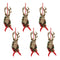 Melrose Deer Head Mount Ornament (Set of 6)
