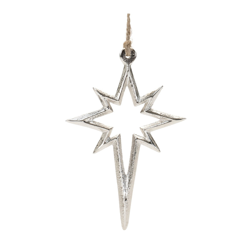 Melrose Metal Star Ornament (Set of 12)