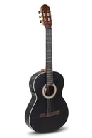 Caballero 4/4 Classical Guitar Black with Pickup and EQ – Solid Spruce Top