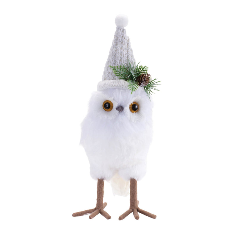 Melrose Winter Owl Figurines – Set of 3
