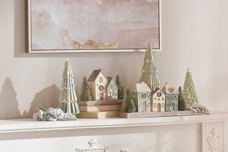 Melrose LED Winter Village 11.75"L