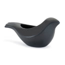 Melrose Set of 2 Black Ceramic Bird Containers