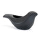 Melrose Set of 2 Black Ceramic Bird Containers