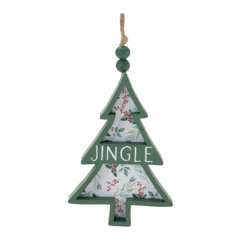Melrose Rustic Tree Ornament (Set of 12)