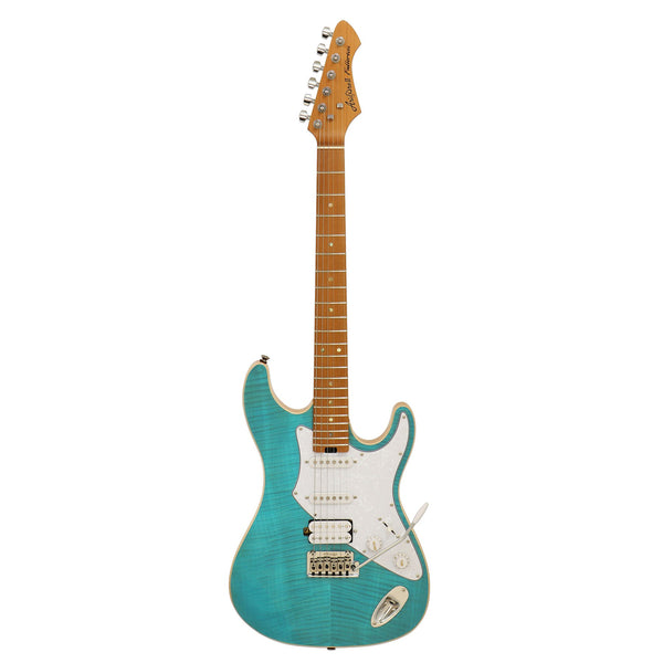 Aria Pro II 714-MKII Fullerton Electric Guitar - Turquoise Blue