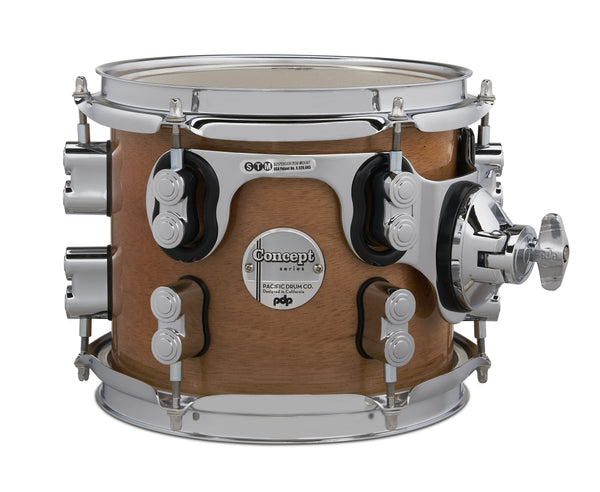 PDP Concept Maple Exotic 7x8" Suspended Tom – Honey Mahogany w/ Chrome Hardware