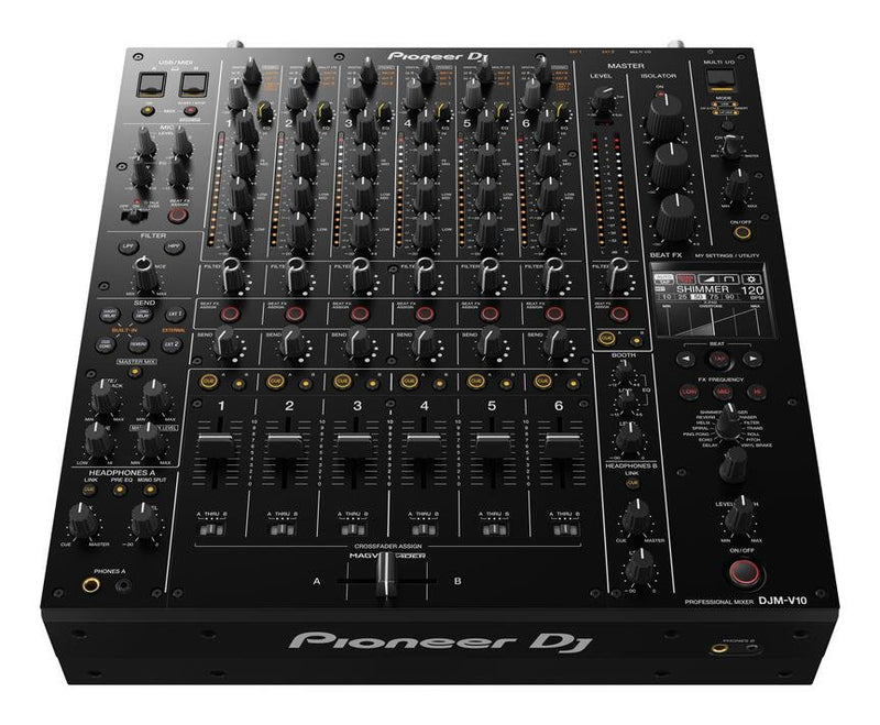 Pioneer DJ DJM-V10 - Elite 6-Channel DJ Mixer with Advanced Sound Control