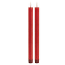 Melrose FIA Wick Red Taper Candle (Set of 2)