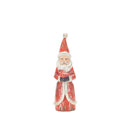 Melrose Distressed Wood Design Santa Figruine (Set of 3)