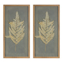 Melrose Dried Fern Frame Wall Decor, Modern, Rustic, Wood