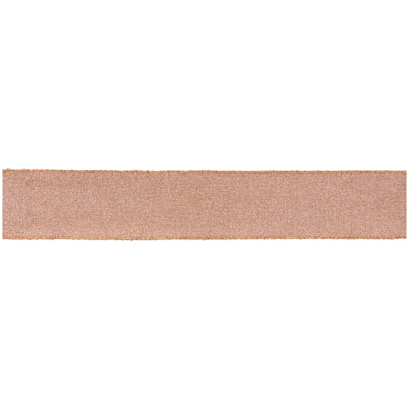 Melrose Pink Shimmer Wired Ribbon (Set of 2)