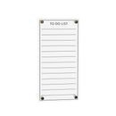 Melrose Acrylic Dry Erase To-Do List 13"H Wall Decor, Modern, Acrylic
