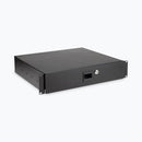 On-Stage RDL2000 2U Locking Rack Drawer - Black