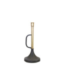 Melrose Metal Trumpet Taper Candle Holder (Set of 2)