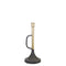 Melrose Metal Trumpet Taper Candle Holder (Set of 2)
