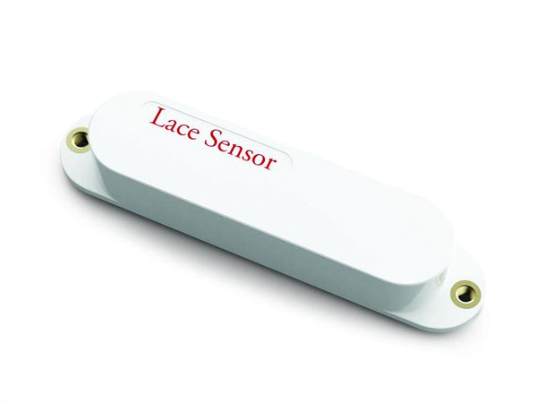 Lace Sensor High‑Output Bridge Single‑Coil Pickup White/Red