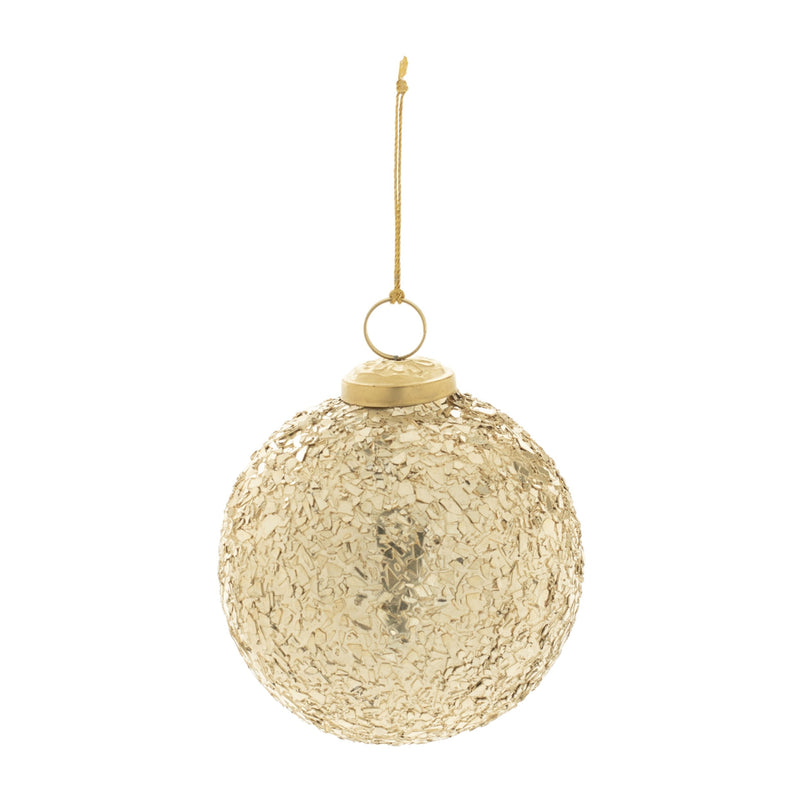 Melrose Mosaic Glass Ball Ornament (Set of 4)