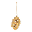 Melrose Bee and Honeycomb Ornament (Set of 12)
