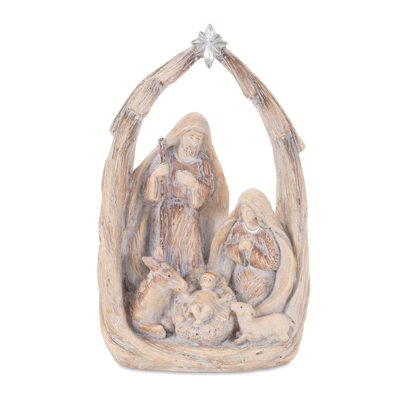Melrose Holiday Nativity Scene Display 8"H