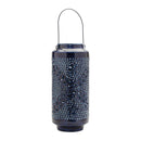 Melrose Snowflake Punched Metal Candle Lantern 15.5"H
