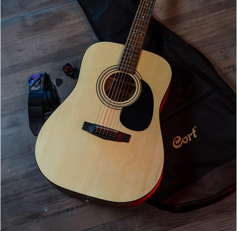 Cort Trailblazer CAP810 Acoustic Guitar Pack w/ AD810, Gig Bag & Accessories