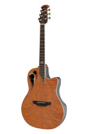 Ovation Guitar Celebrity Elite E-Acoustic Deep Contour CDX40P-FM Amber Flame