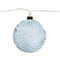 Melrose LED Blue Crackle Glass Ball Ornament String