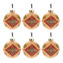 Melrose Western Glass Ball Ornament (Set of 6)