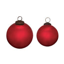 Frosted Glass Ball Ornament (Set of 12)