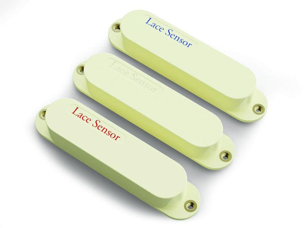Lace Sensor Ultimate Triple SSS Pickup Set – Cream Covers