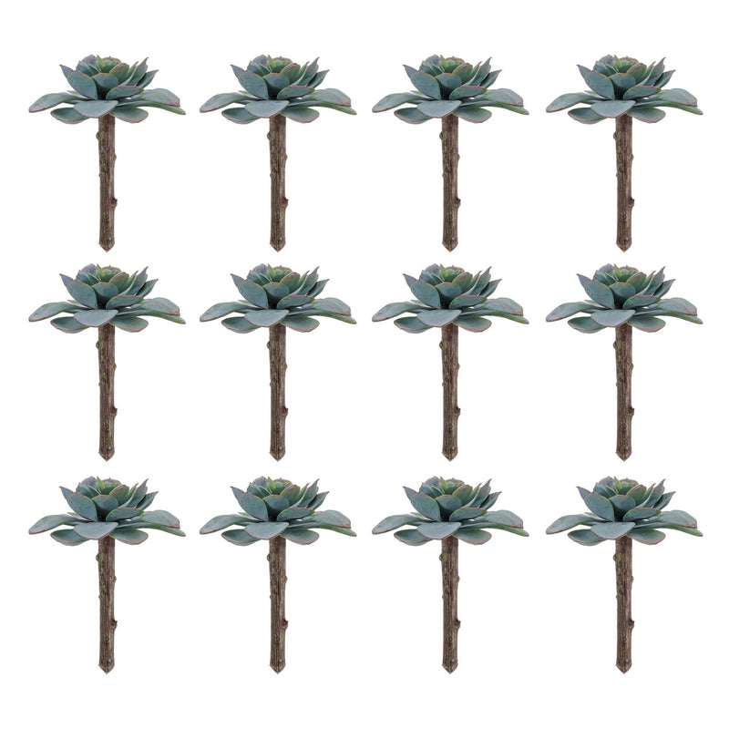 Melrose Succulent Plant Pick (Set of 12)